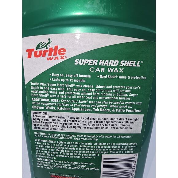 Turtle Wax T-123R Super Hard Shell Liquid Car Wax 16oz - Picture 4 of 7